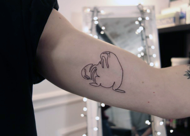 Walrus Tattoo For Ladies