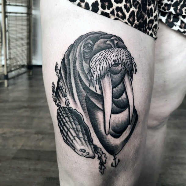 Walrus Womens Tattoo Ideas