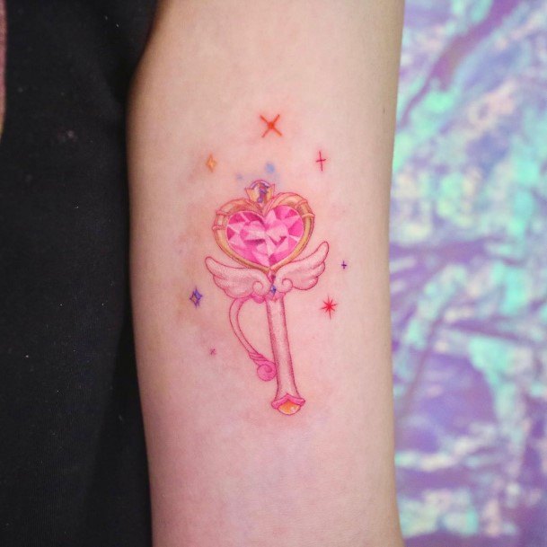 Wand Female Tattoo Designs