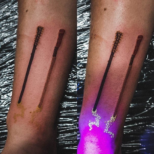 Wand Wonderful Body Art Glow In The Dark Tattoo For Women