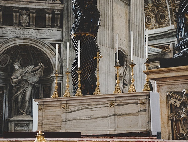 Wandering Around In St Peters Basilica Vatican Church