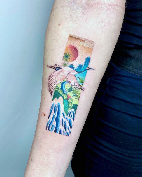 Waterfall Womens Feminine Waterfall Tattoos