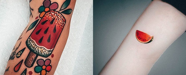 Top 100 Best Watermelon Tattoos For Women – Juicy Fruit Design Ideas