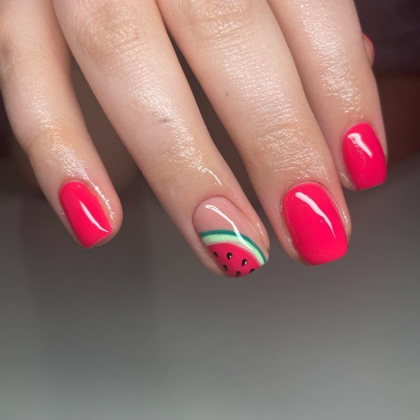 Watermelonic Womens Watermelon Nail Designs