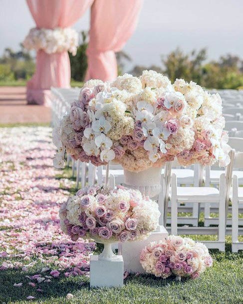 Waxen Pink Wedding Flowers