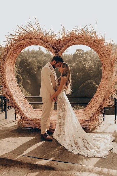 Wedding Arch Ideas Romantic Heart Shaped Inspiration