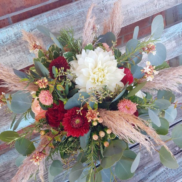 Wedding Bouquet Decorations Burgundy