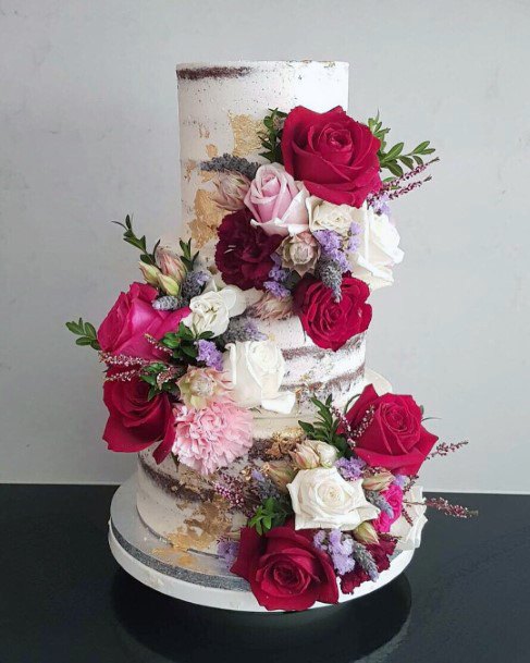 Wedding Cake Ideas Cascading Floral Inspiration