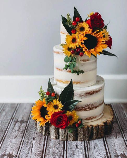 Wedding Cake Sunflowers