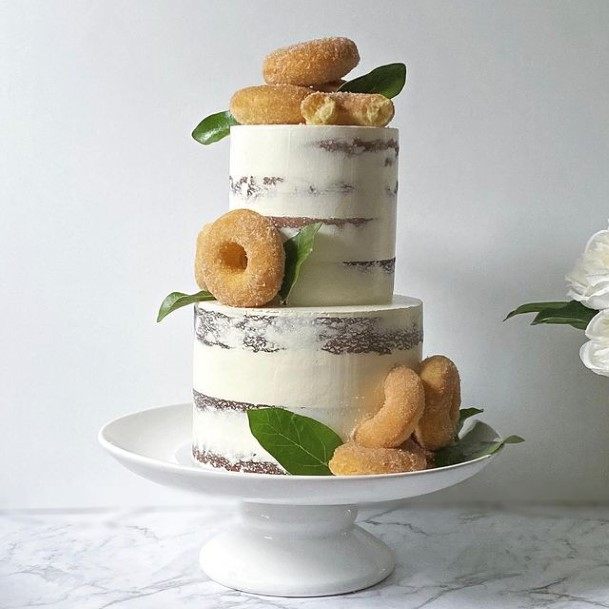 Wedding Cake With Donuts