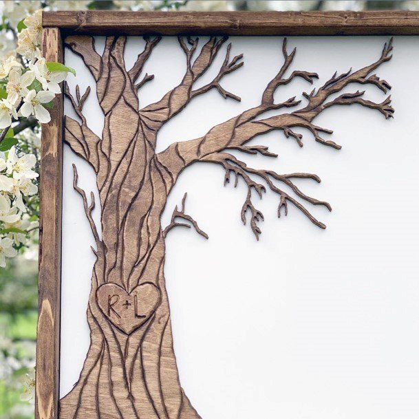 Wedding Guest Book Ideas Family Tree Inspiration