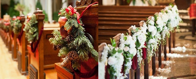 Top 50 Best Wedding Pew Decoration Ideas – Church Aisle Decor