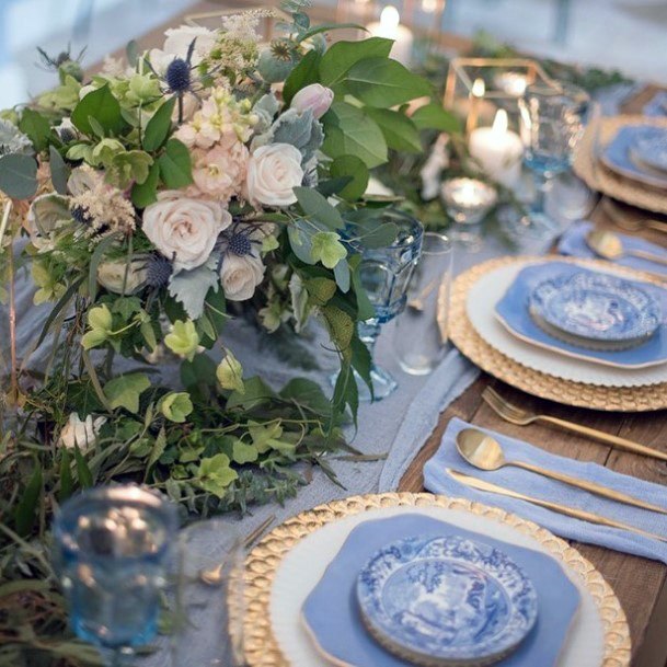 Wedding Reception Table Pretty Floral Centerpiece Decoration Ideas