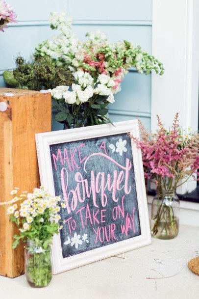 Wedding Shower Decor Diy Bouquet