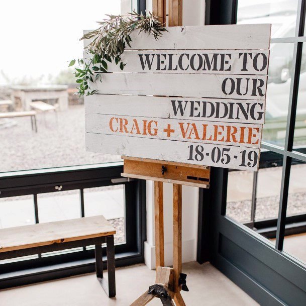 Welcom To Our Wedding Rustic Wood Sign Inspiration Ideas