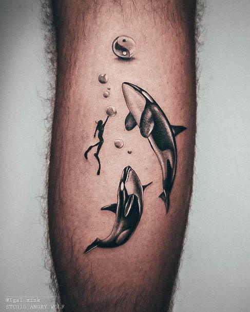 Whale Tattoo Feminine Designs