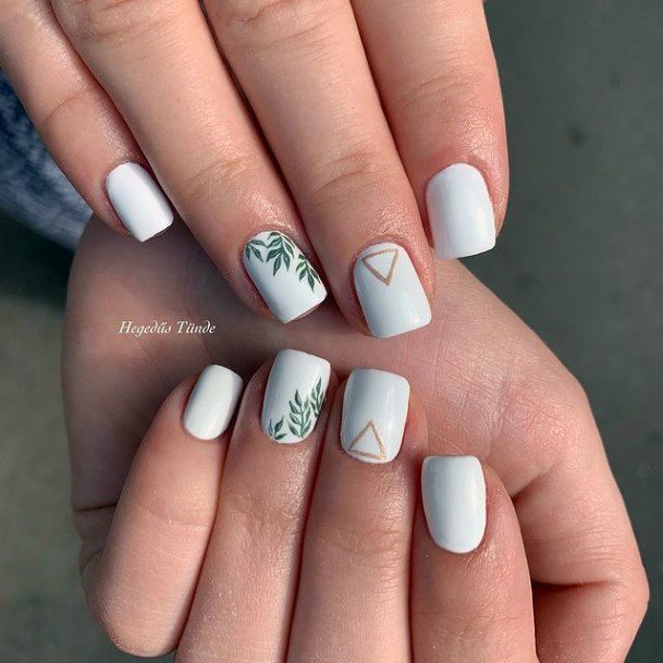 White April Nails Women