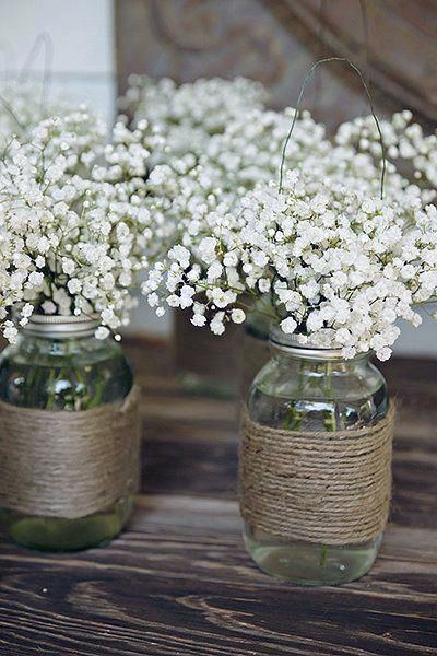 White Blossoms Cheap Wedding Decorations