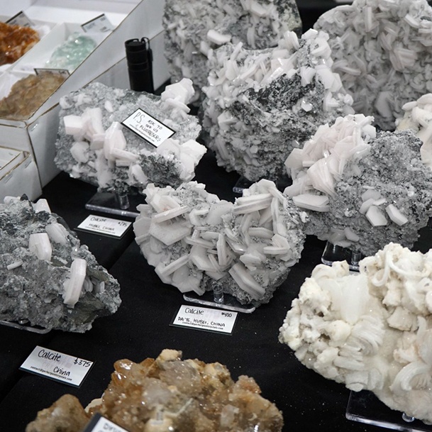 White Calcite Denver Gem And Mineral Show