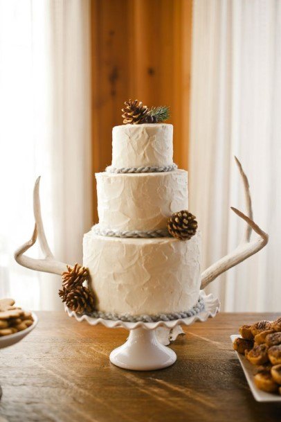 White Country Wedding Cakes