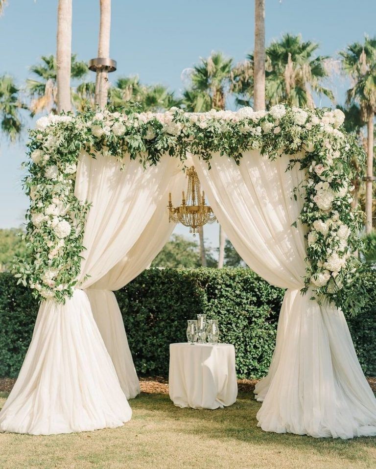 Top 80 Best Wedding Arch Flowers - Ceremony Backdrop Floral Ideas