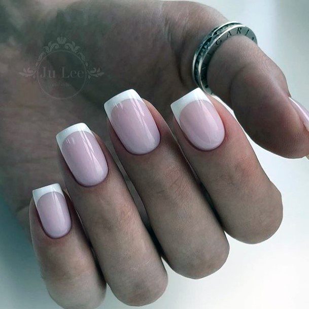 White Dress Womens Nail Ideas