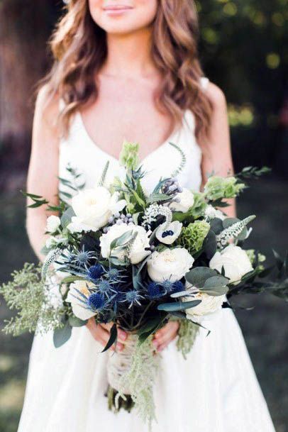 White Flowers Bouquet Wedding Summer