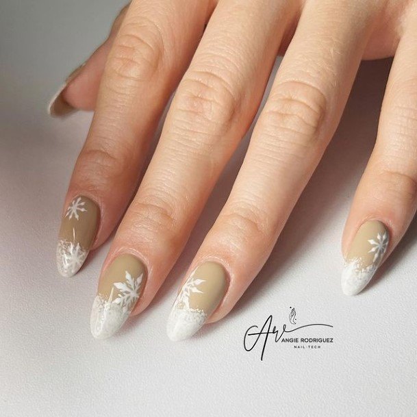 White French Tip Girls Nail Ideas