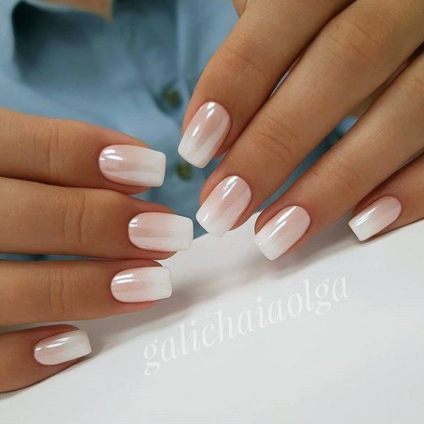 White Prom Finernail Design Ideas For Girls