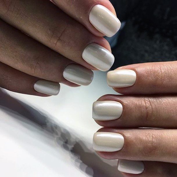 White Prom Nail Design Inspiration For Women