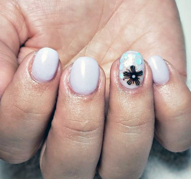 White Prom Nails For Girls Cute Flower Inspiration Ideas