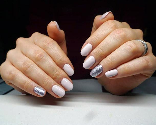 White Spring Nails For Women