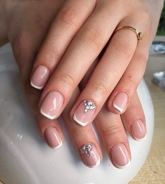 White Square Nail Design Inspiration For Women