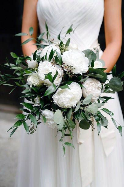 White Wedding Flowers Bouquet