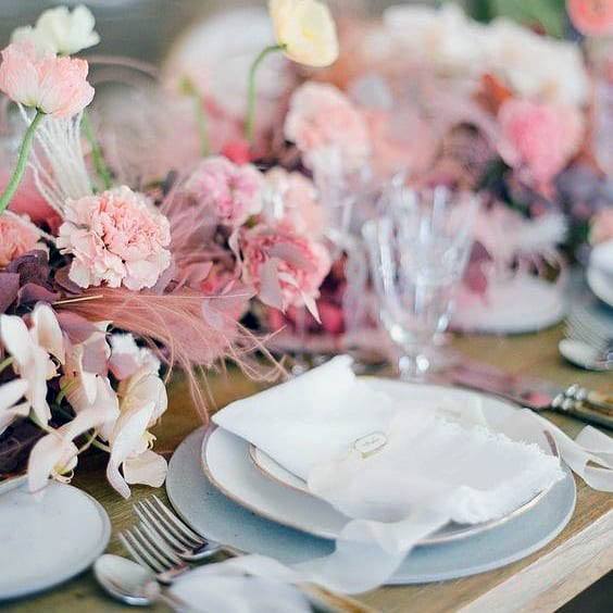 Whitish Pink Wedding Flowers