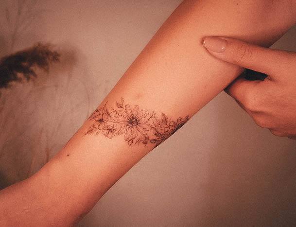 Wildflower Female Tattoo Designs