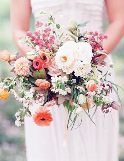 Wildflower Inspired Bouquet Country Wedding Ideas