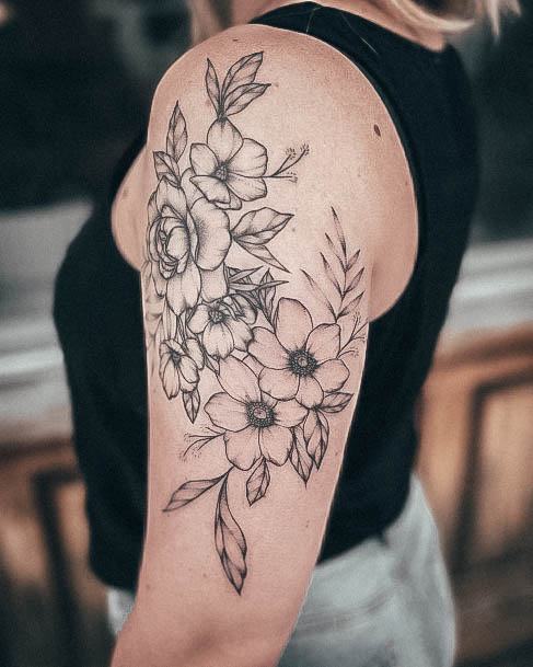 Wildflower Tattoo Design Inspiration For Women