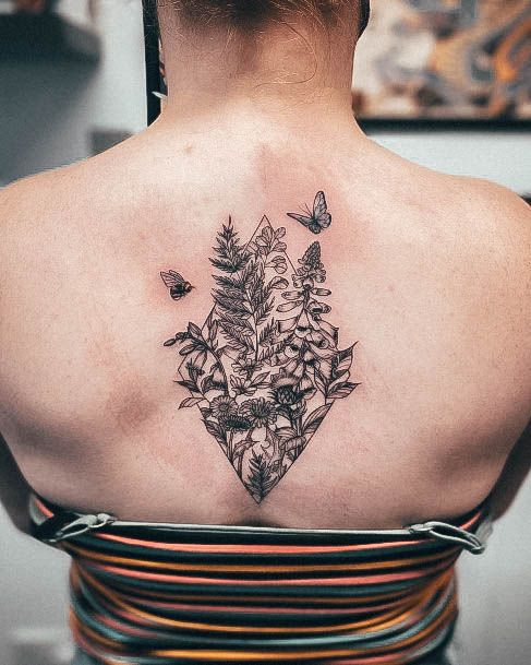 Wildflower Tattoos Feminine Ideas