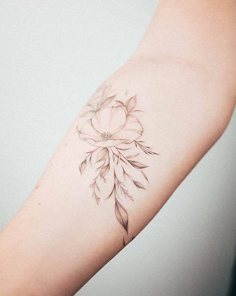 Wildflower Tattoos For Girls