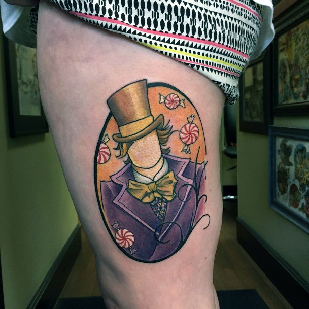 Willy Wonka Tattoos For Girls