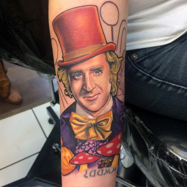 Willy Wonka Womens Tattoo Designs