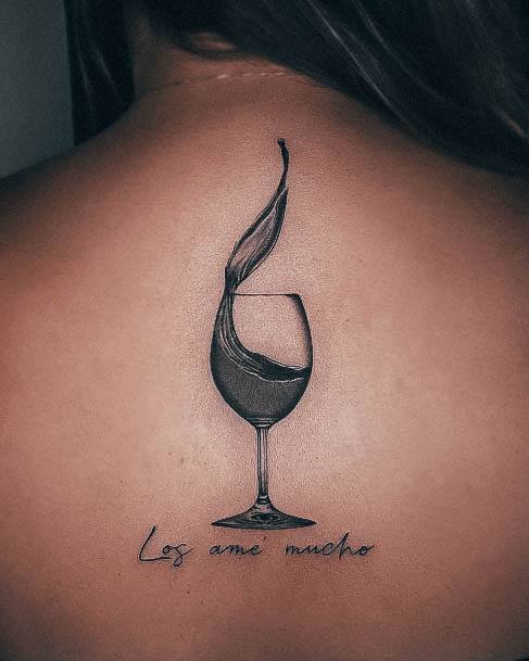 Wine Glass Tattoos For Girls