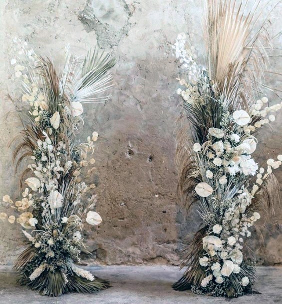 Winter Plants Boho Wedding Decor