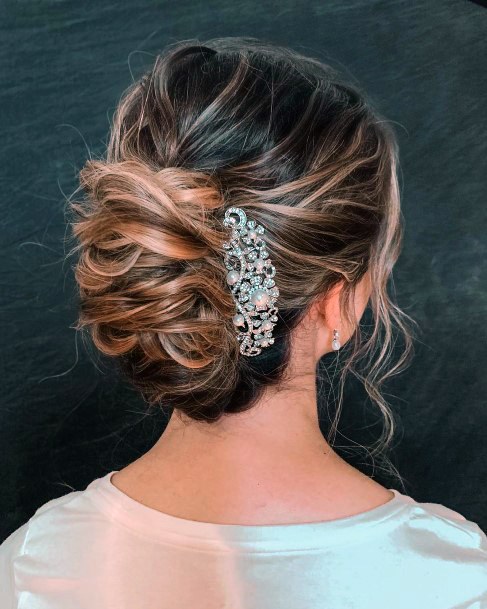 Wintry European Highlighted Style French Twist For Teenage Girls And Women