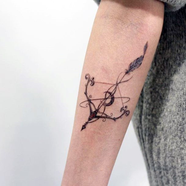 Wired Tattoo Arrow Hands