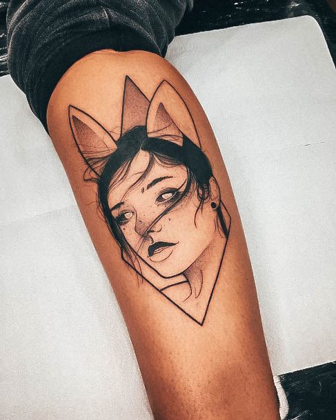 Witch Tattoo Womens Designs