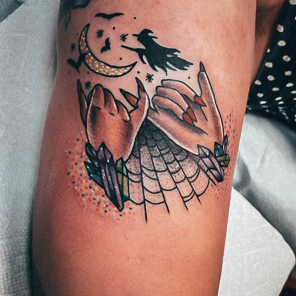 Witch Witch Tattoo Designs For Women