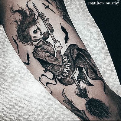 Witch Womens Tattoos Designs