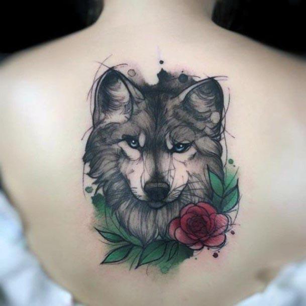 wolf rose tattoo tumblr